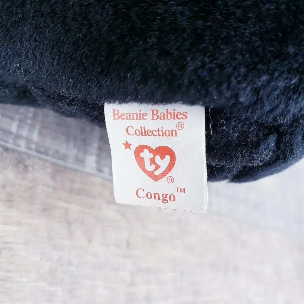 Ty Beanie Babies Congo the Gorilla Plush 6